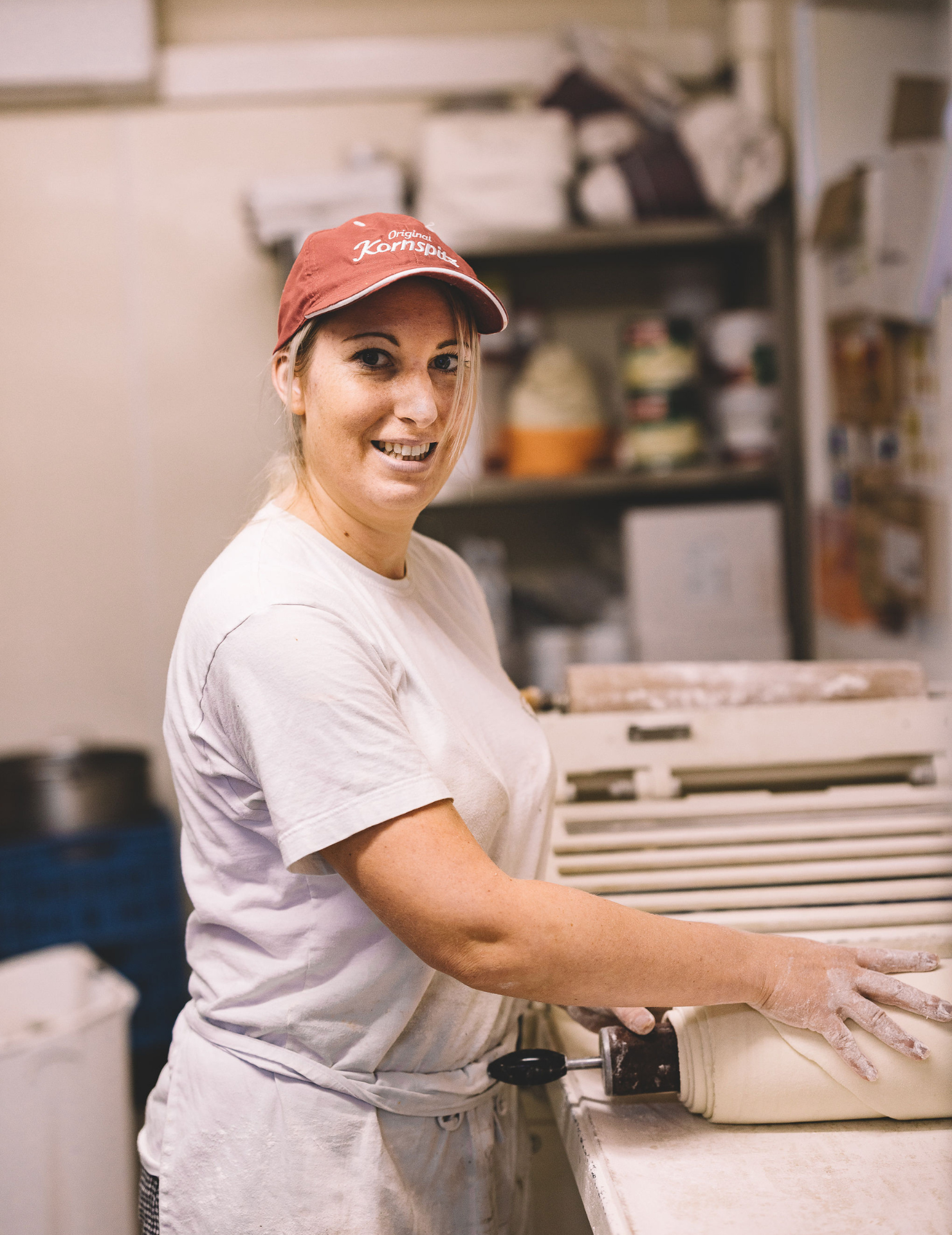 Bäckerin der Bäckerei Fenzl in Linz