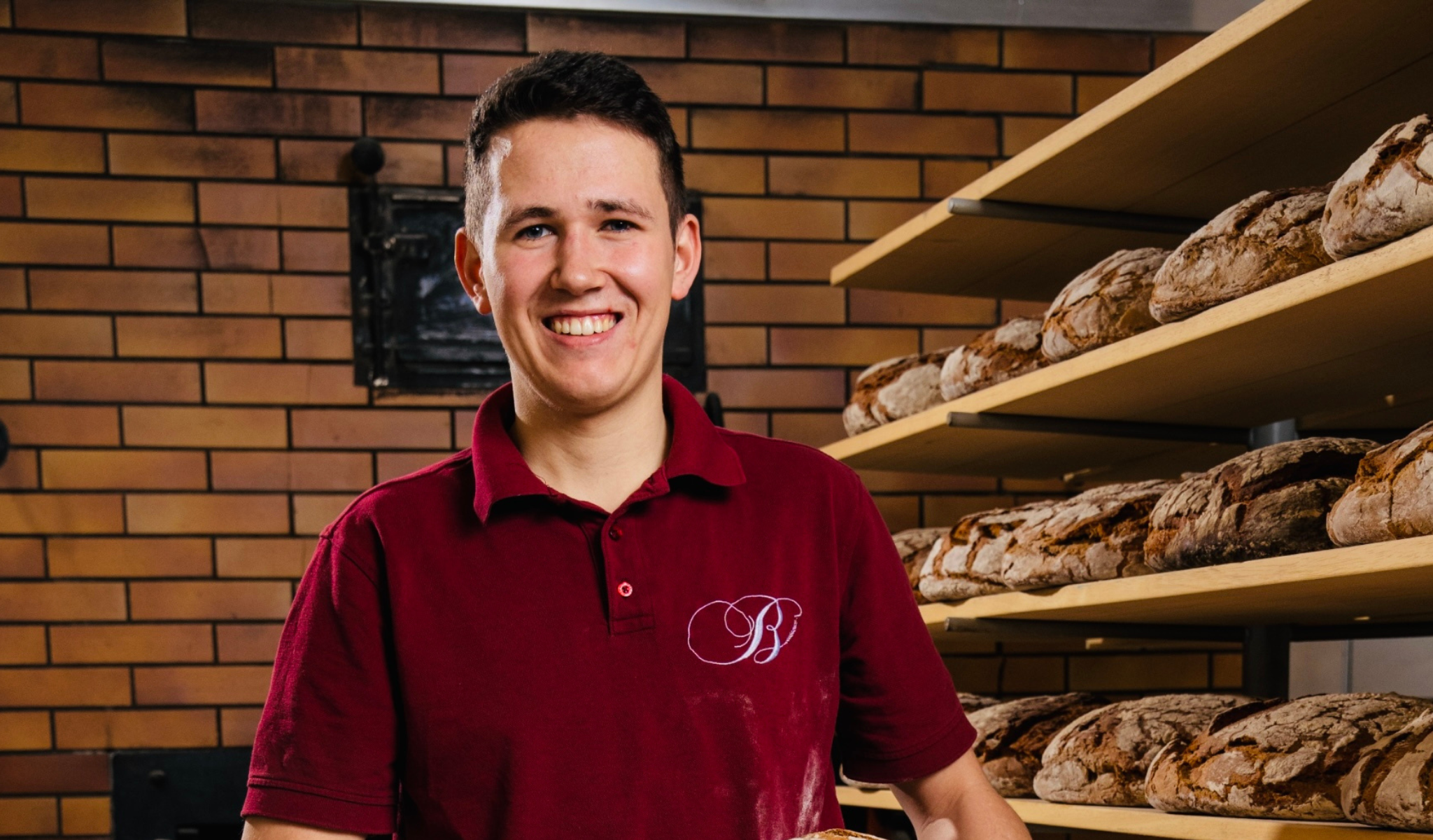 Verkäufer bei der Bäckerei Burkard in Pommersfelden